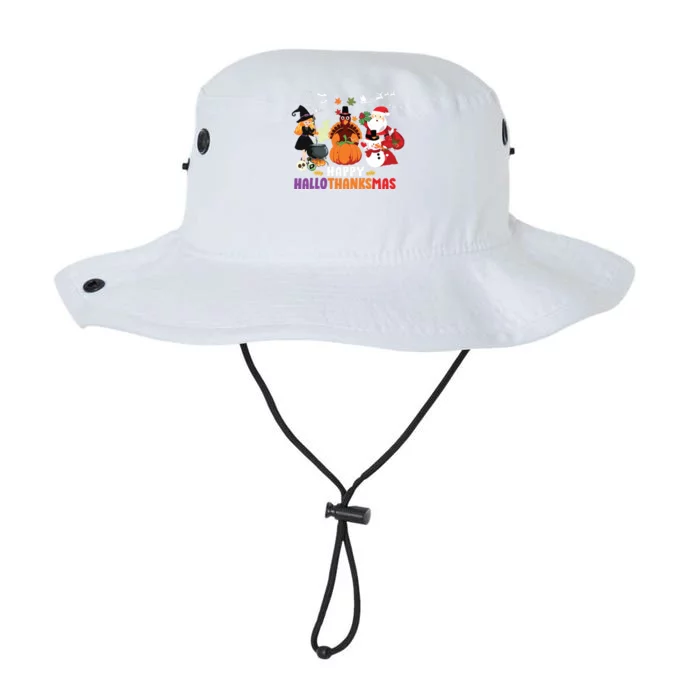 Halloween Christmas Happy Hallothanksmas Thanksgiving Legacy Cool Fit Booney Bucket Hat