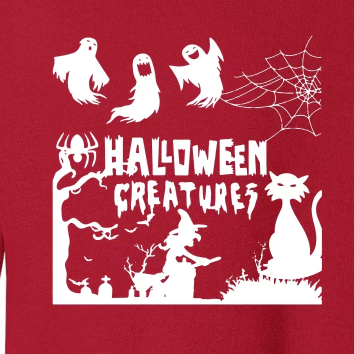 Halloween Creatures Toddler Sweatshirt