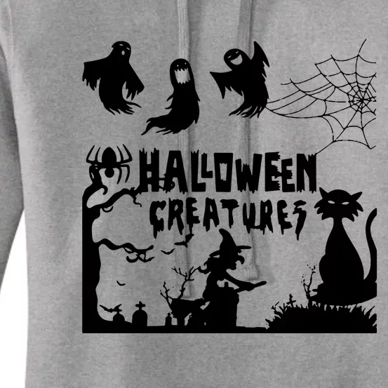 Halloween Creatures Women's Pullover Hoodie