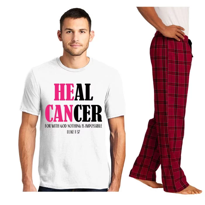 He Can Heal Cancer Pajama Set