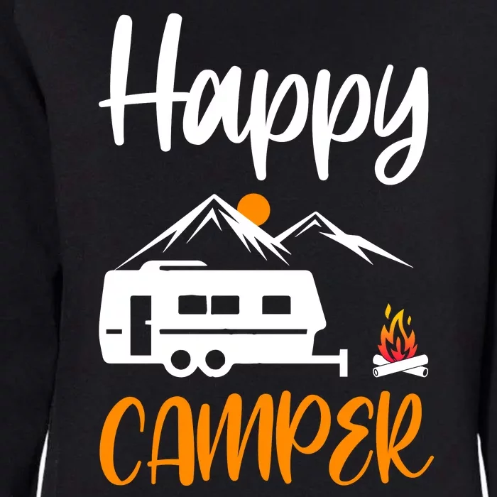 Happy Camper Womens California Wash Sweatshirt