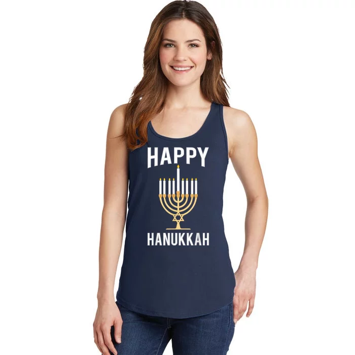 Happy Chrismukkah Hanukkah Ladies Essential Tank