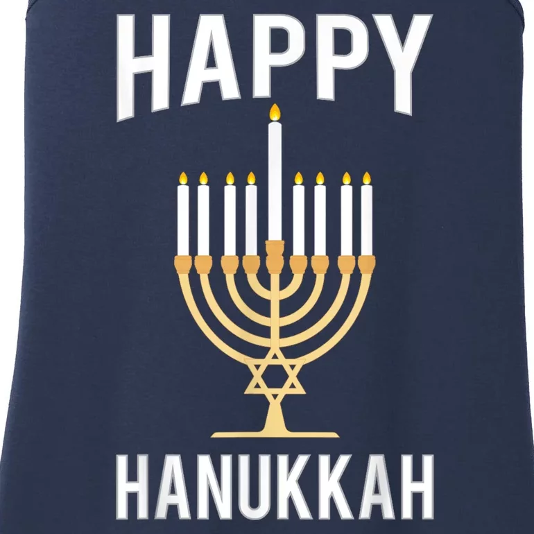 Happy Chrismukkah Hanukkah Ladies Essential Tank