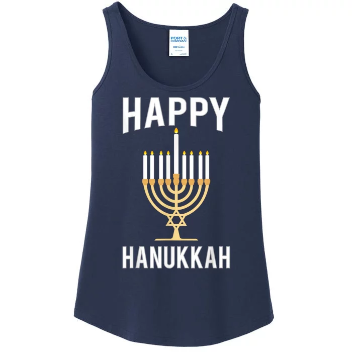 Happy Chrismukkah Hanukkah Ladies Essential Tank