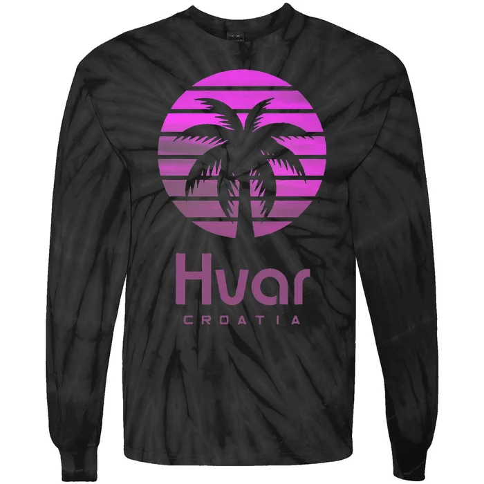 Hvar Croatia Tie-Dye Long Sleeve Shirt