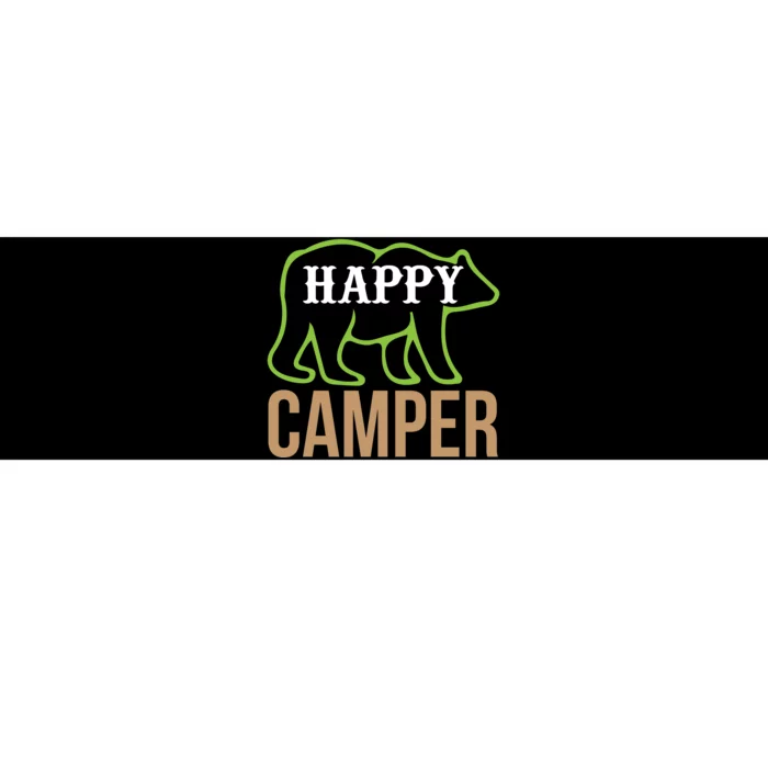 Happy Camper Bumper Sticker