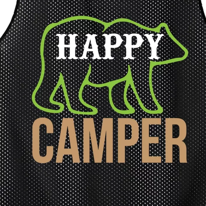 Happy Camper Mesh Reversible Basketball Jersey Tank