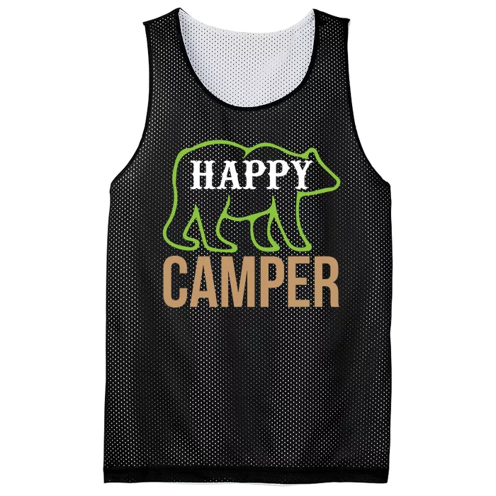 Happy Camper Mesh Reversible Basketball Jersey Tank