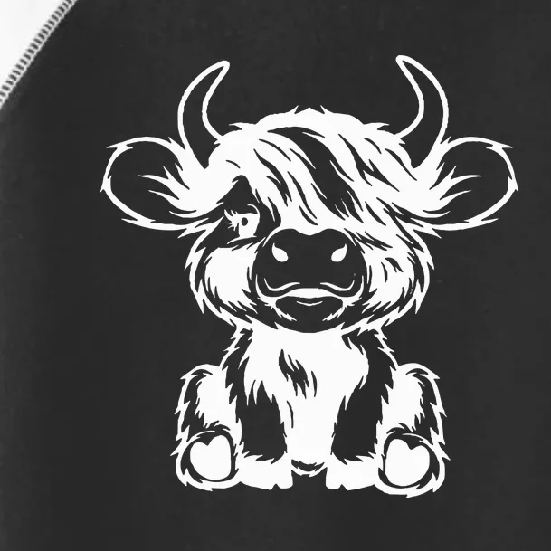 highland cow Toddler Fine Jersey T-Shirt