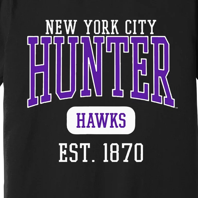 Hunter College Hawks Est. Date Premium T-Shirt