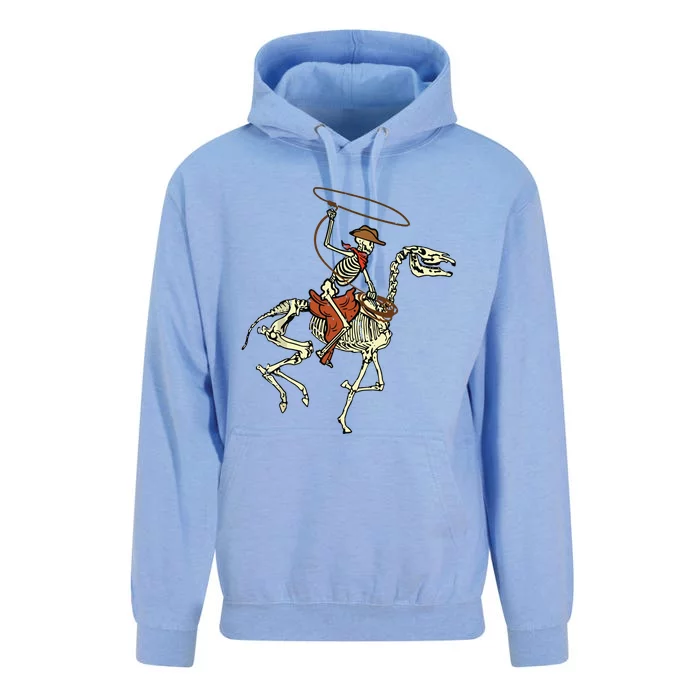 Halloween Cowboy Horse Skeleton Costume Boy Unisex Surf Hoodie