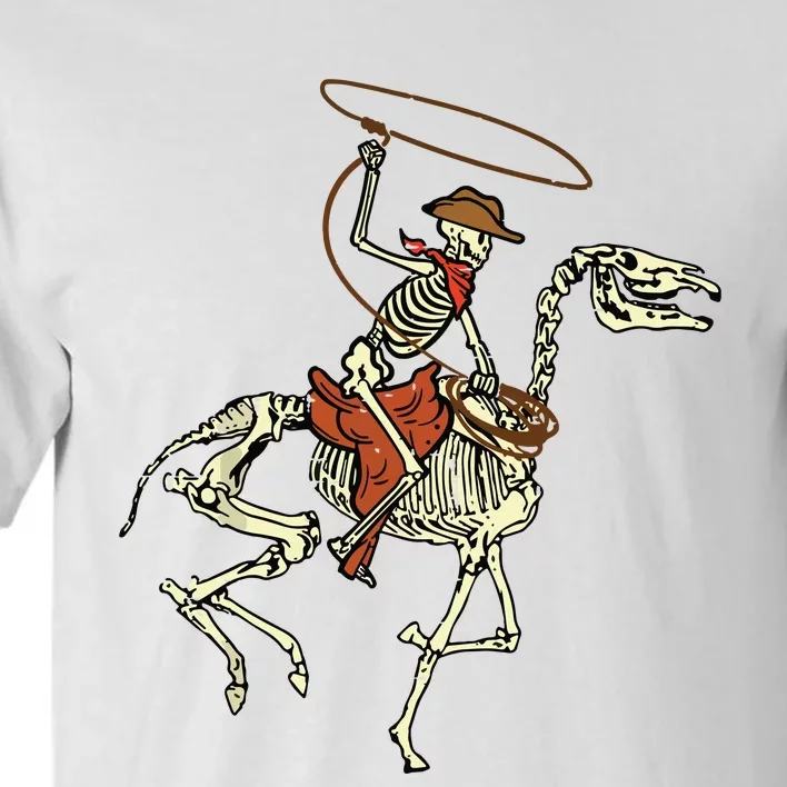 Halloween Cowboy Horse Skeleton Costume Boy Tall T-Shirt