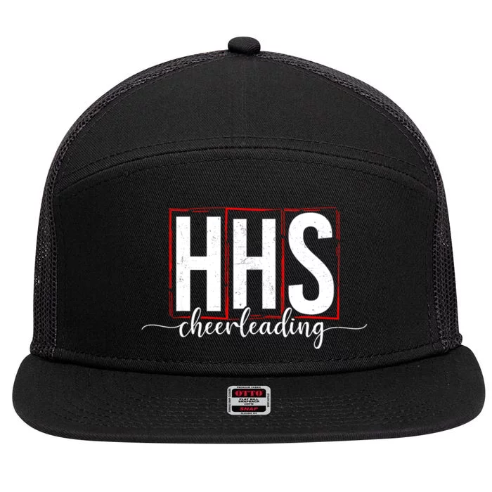 HHS Cheerleading 7 Panel Mesh Trucker Snapback Hat