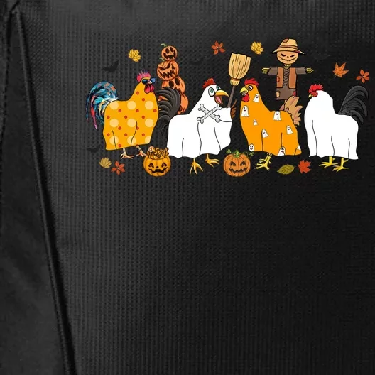 Hallowen Chicken City Backpack