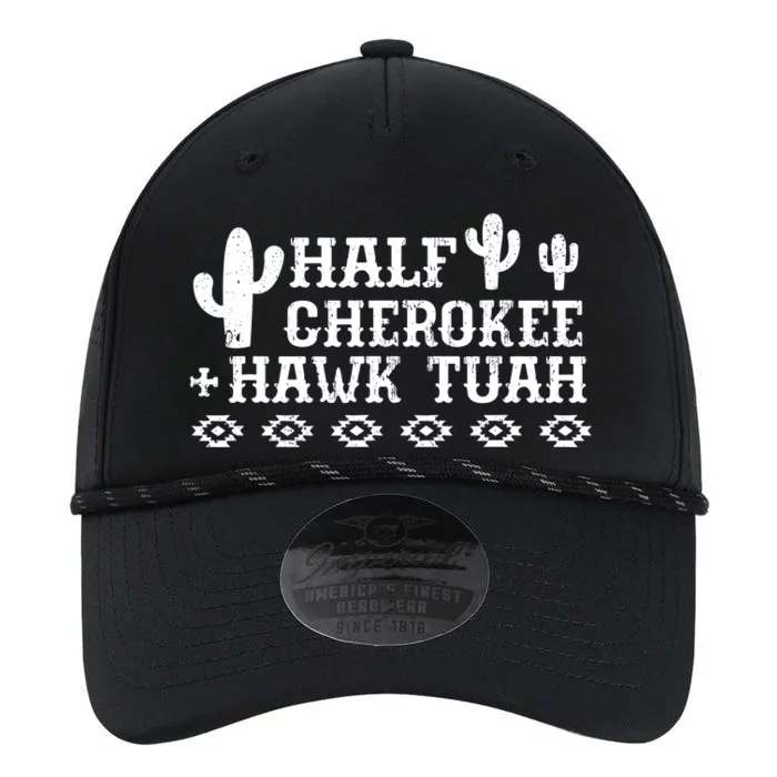 Half Cherokee Hawk Tuah Funny Native American Pride Indians Performance The Dyno Cap