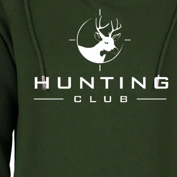 Hunting Club Womens Funnel Neck Pullover Hood