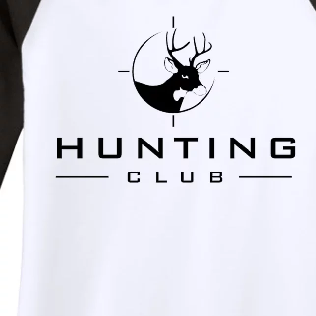 Hunting Club Women's Tri-Blend 3/4-Sleeve Raglan Shirt