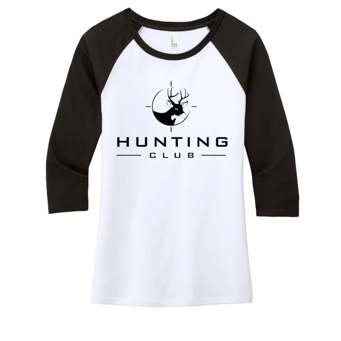 Hunting Club Women's Tri-Blend 3/4-Sleeve Raglan Shirt