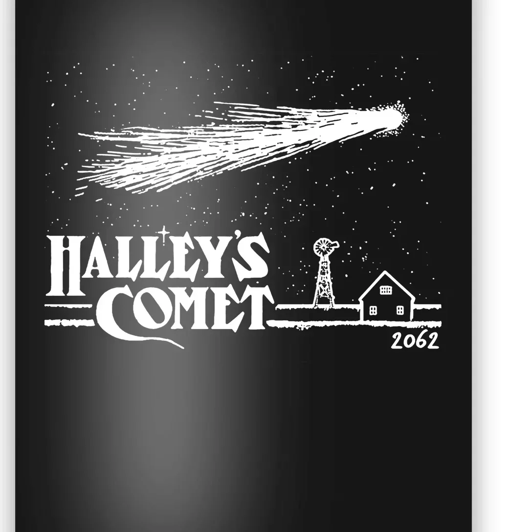 HalleyS Comet Poster