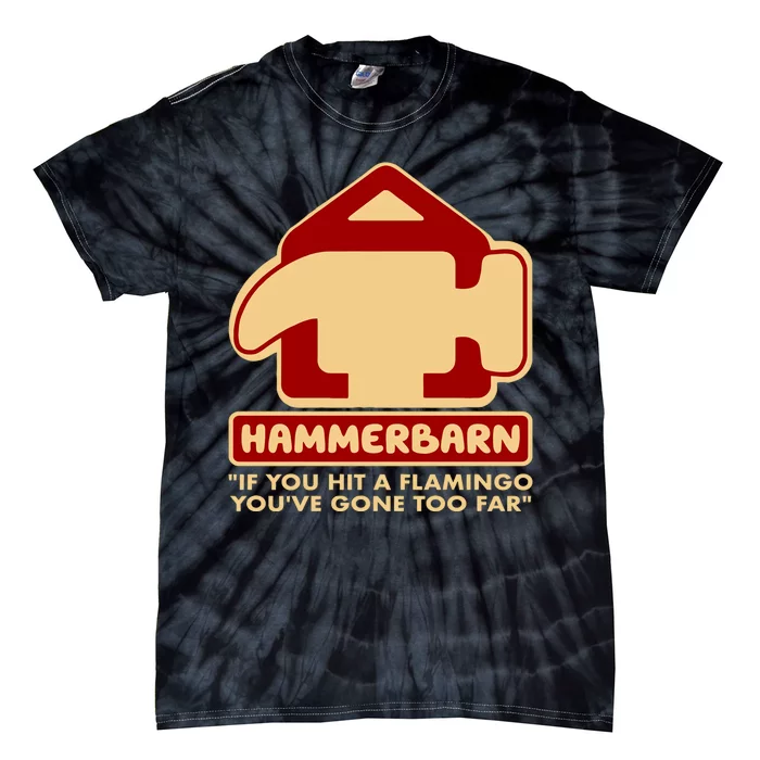 Hammerbarn Cute House Blue Dog Funny Gift For Family Tie-Dye T-Shirt