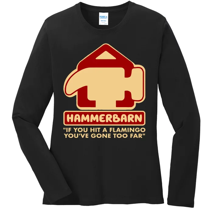 Hammerbarn Cute House Blue Dog Funny Gift For Family Ladies Long Sleeve Shirt