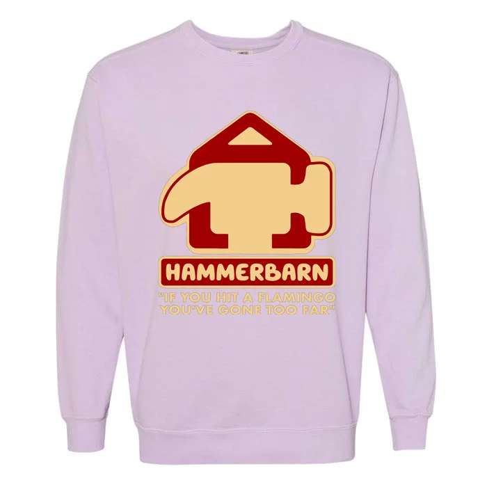 Hammerbarn Cute House Blue Dog Funny Gift For Family Garment-Dyed Sweatshirt