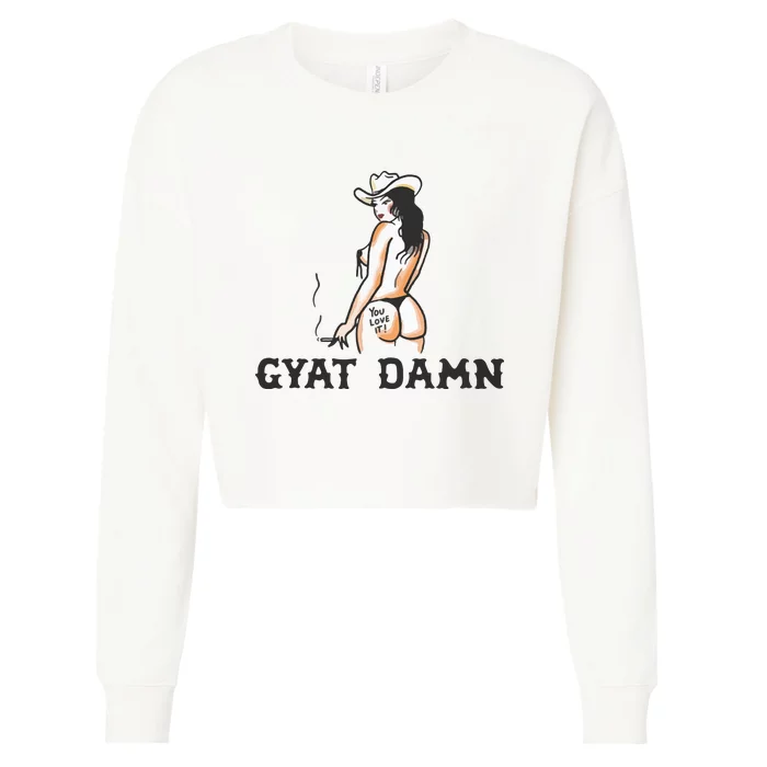 Hot Cowgirl Cropped Pullover Crew