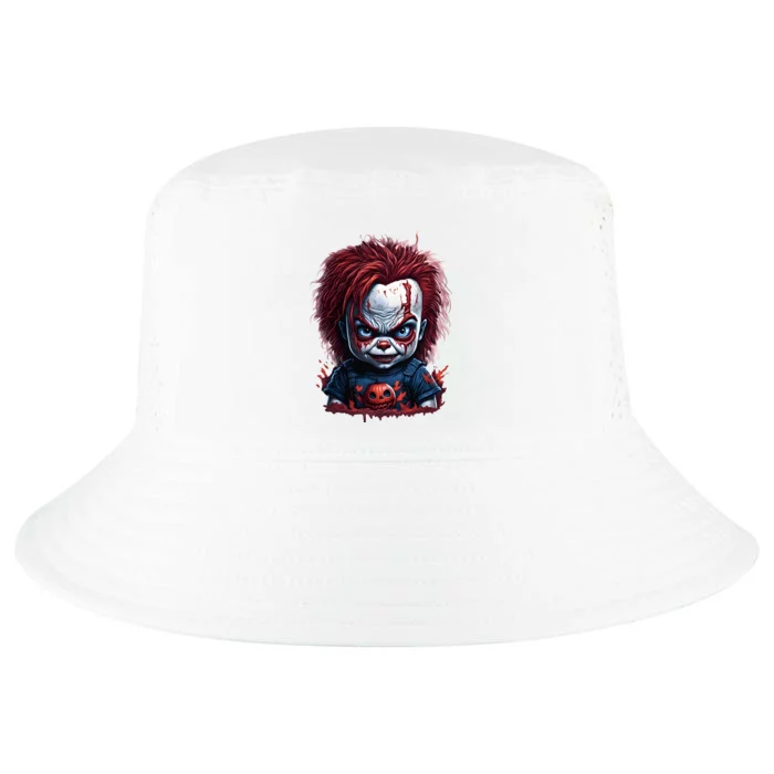 Halloween Chucky Horror Character Doll Scary Squad Cool Comfort Performance Bucket Hat