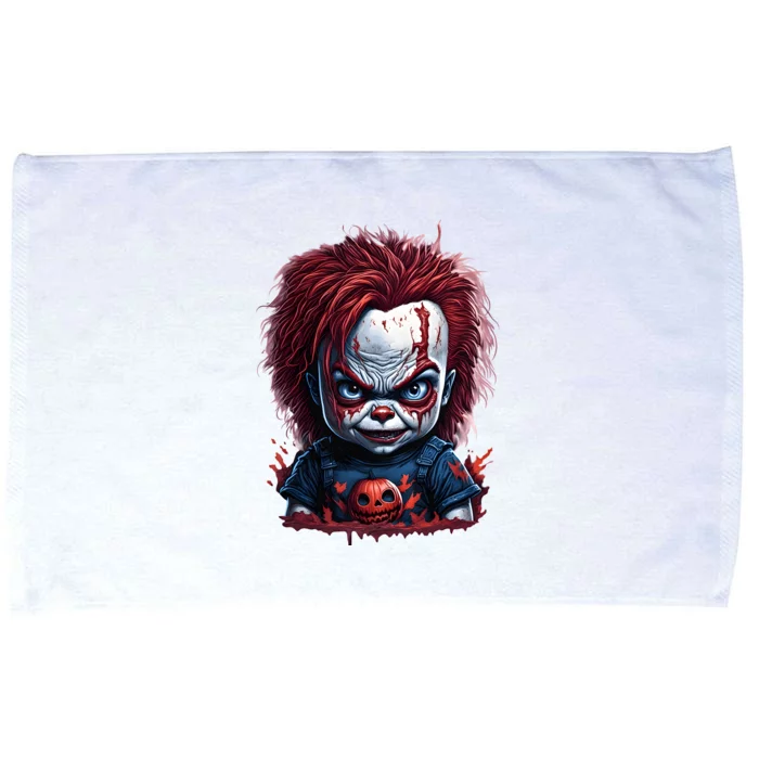 Halloween Chucky Horror Character Doll Scary Squad Microfiber Hand Towel