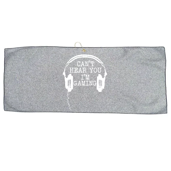 Headset CanT Hear You IM Gaming Large Microfiber Waffle Golf Towel