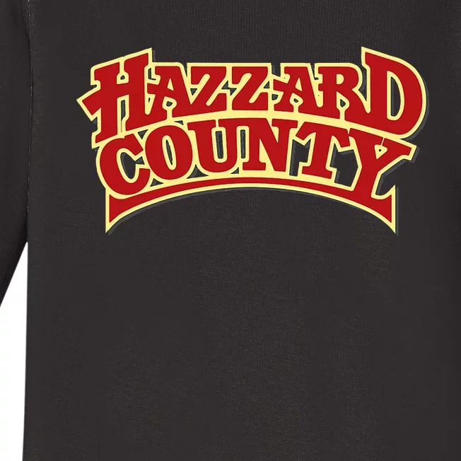 Hazzard County Baby Long Sleeve Bodysuit