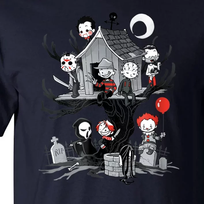 Horror Clubhouse Tall T-Shirt