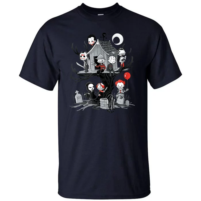 Horror Clubhouse Tall T-Shirt