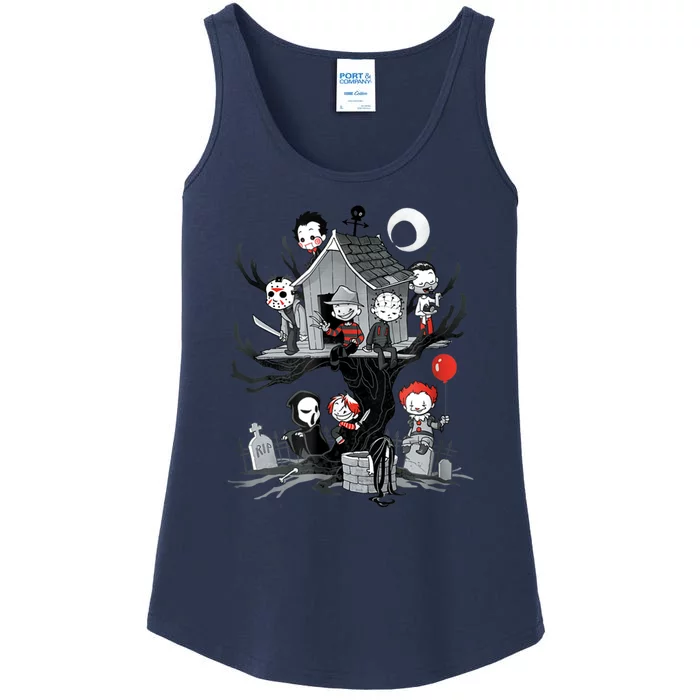 Horror Clubhouse Ladies Essential Tank