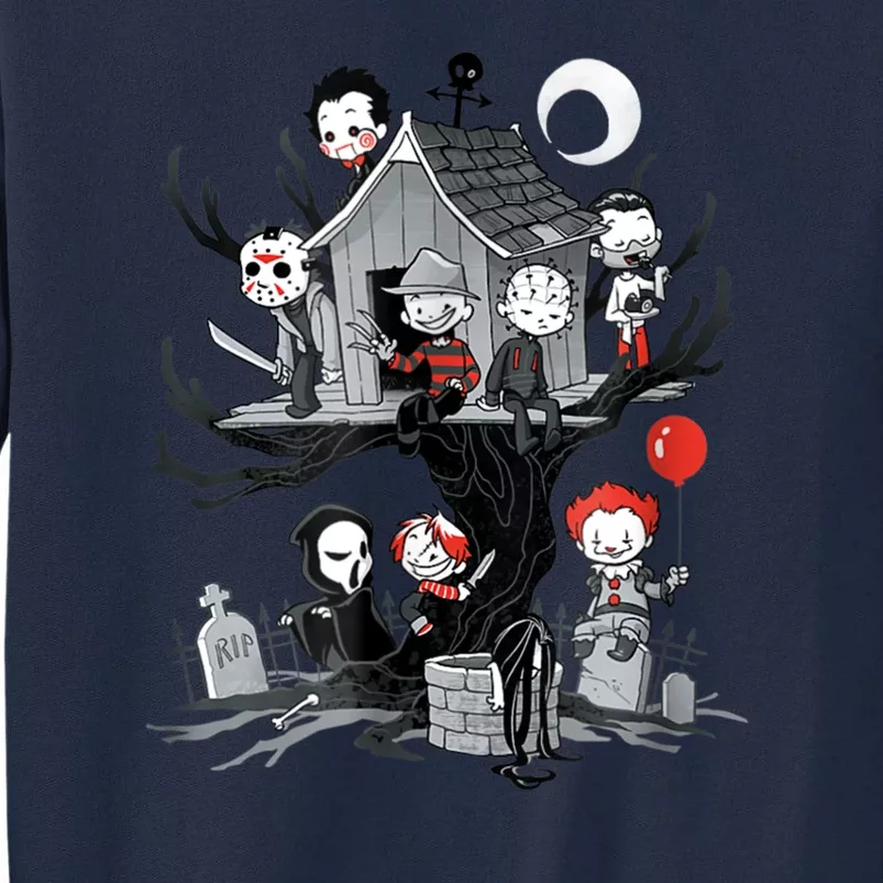 Horror Clubhouse Tall Sweatshirt