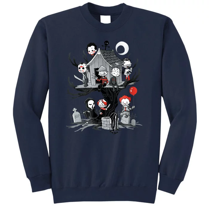 Horror Clubhouse Tall Sweatshirt