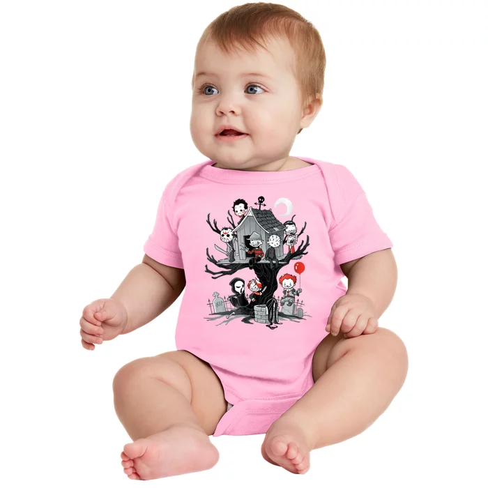 Horror Clubhouse Baby Bodysuit