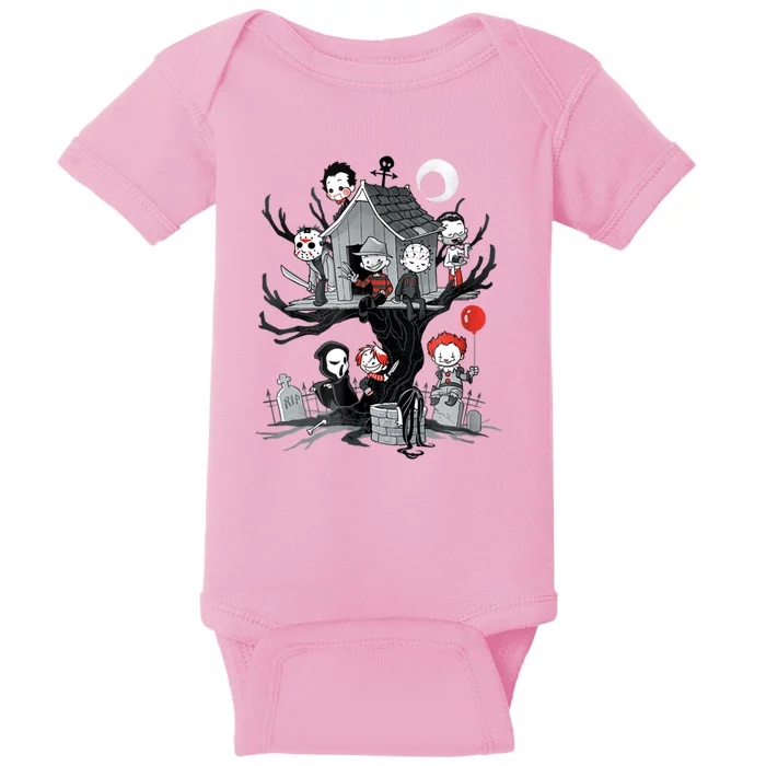 Horror Clubhouse Baby Bodysuit