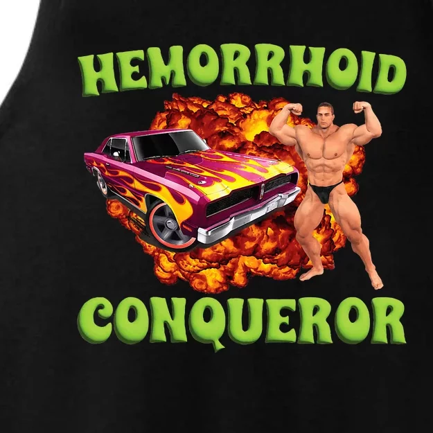 Hemorrhoid Conqueror Ladies Tri-Blend Wicking Tank