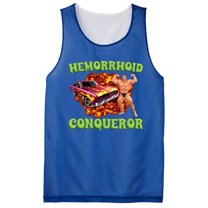 Hemorrhoid Conqueror Mesh Reversible Basketball Jersey Tank