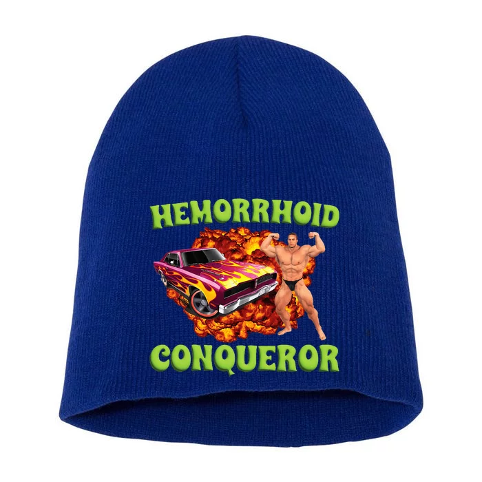 Hemorrhoid Conqueror Short Acrylic Beanie