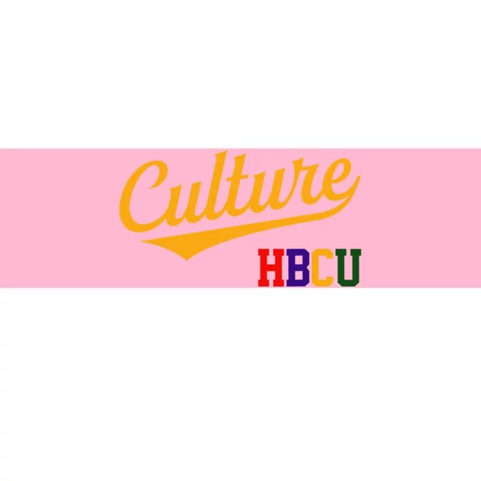 Hbcu Culture Historically Black College And University Bumper Sticker