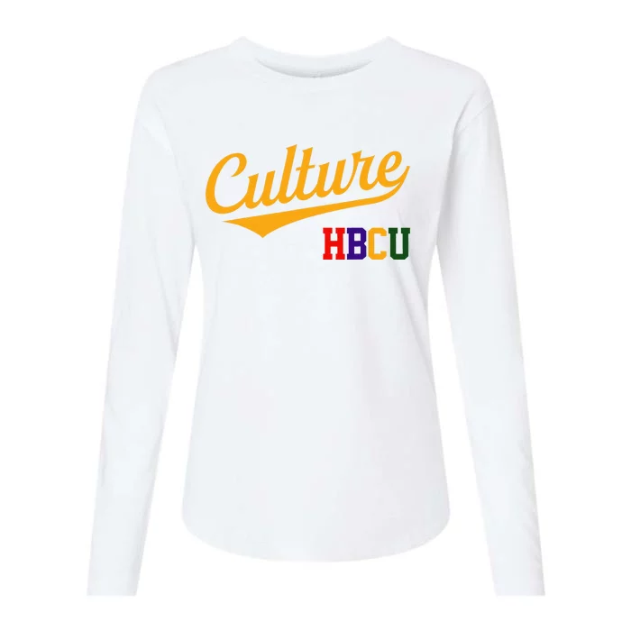 Hbcu Culture Historically Black College And University Womens Cotton Relaxed Long Sleeve T-Shirt