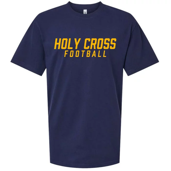 Holy Cross High School Football Team Sueded Cloud Jersey T-Shirt