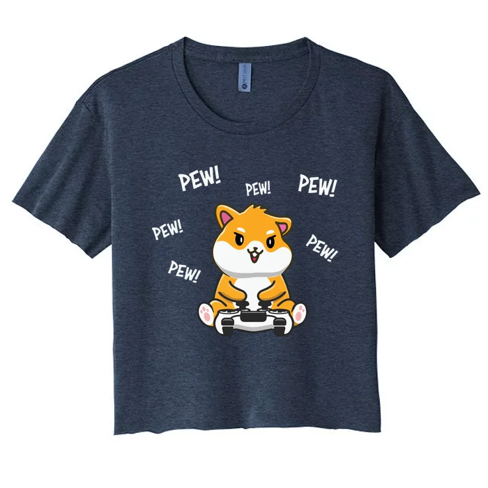 Hamster Cute Women's Crop Top Tee