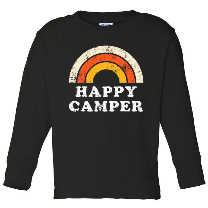 Happy Camper Toddler Long Sleeve Shirt