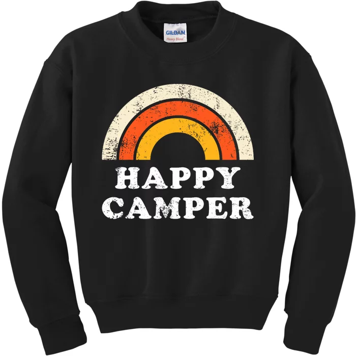 Happy Camper Kids Sweatshirt