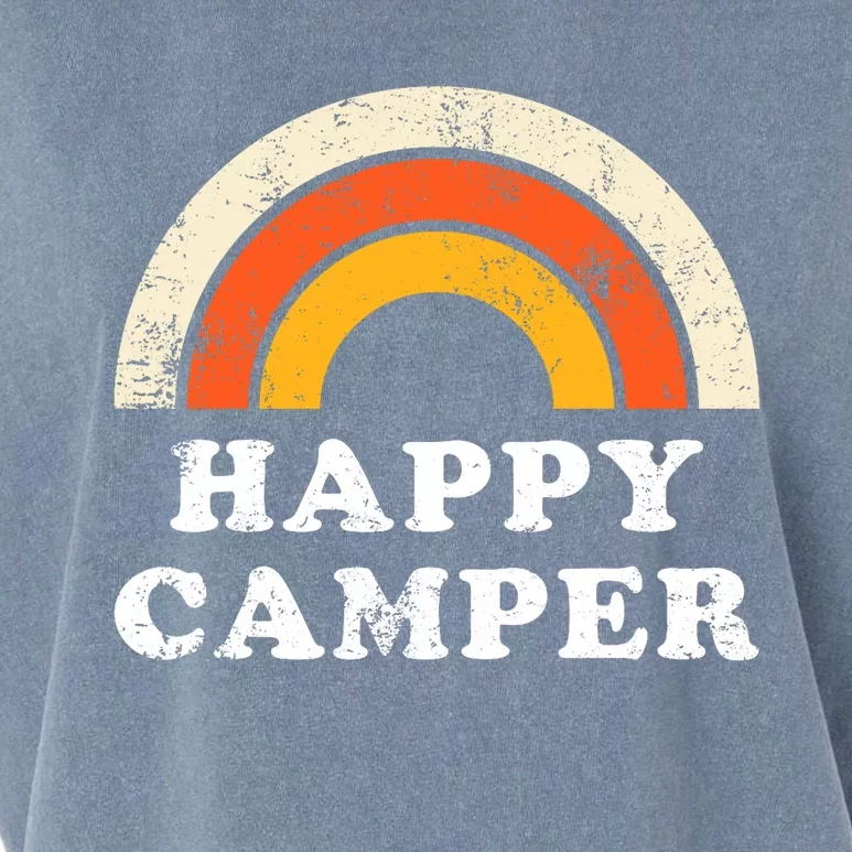 Happy Camper Garment-Dyed Women's Muscle Tee