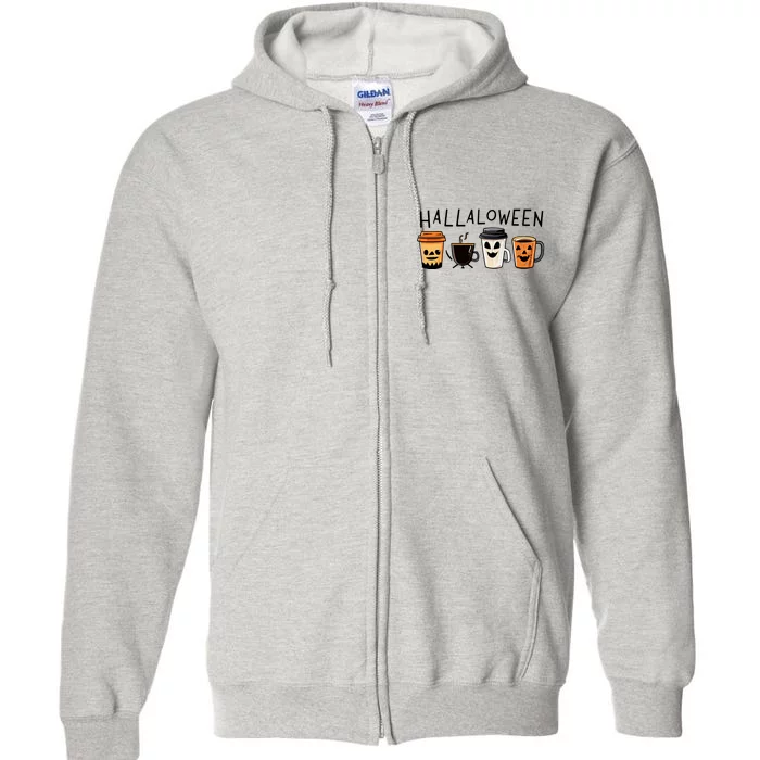 Halloween Coffee Full Zip Hoodie