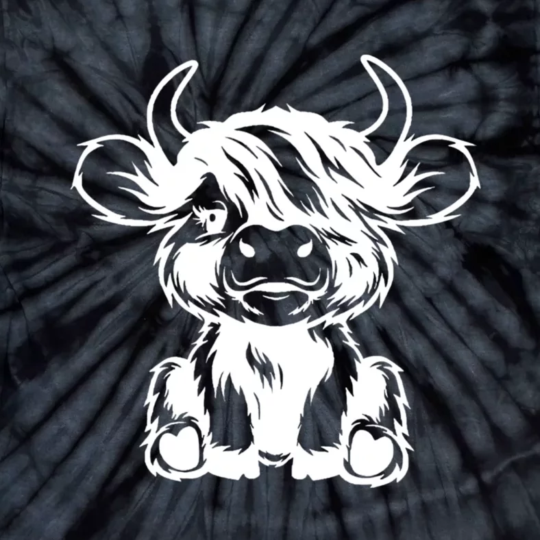 Highland Cow Tie-Dye T-Shirt